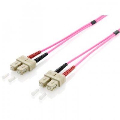 CABLE FIBRA OPTICA OM4 MULTIMODO LIBRE HALOGENOS SC/SC 50/125u 2M