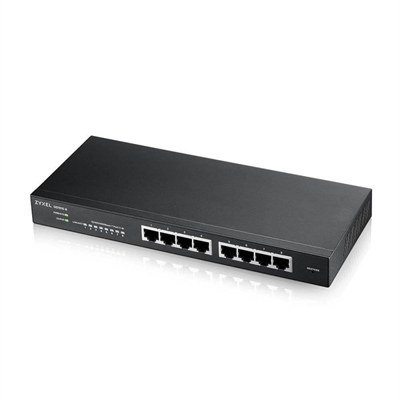 Switch 8 puertos zyxel gs1915 - 8 gigabit ethernet nebula fanless