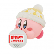 Figura banpresto kirby fluffy puffy mineplay in the snow ver.a