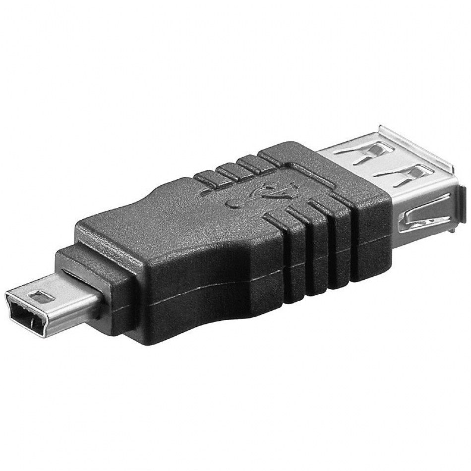 Adaptador USB A Hembra a MiniUSB B Macho OTG