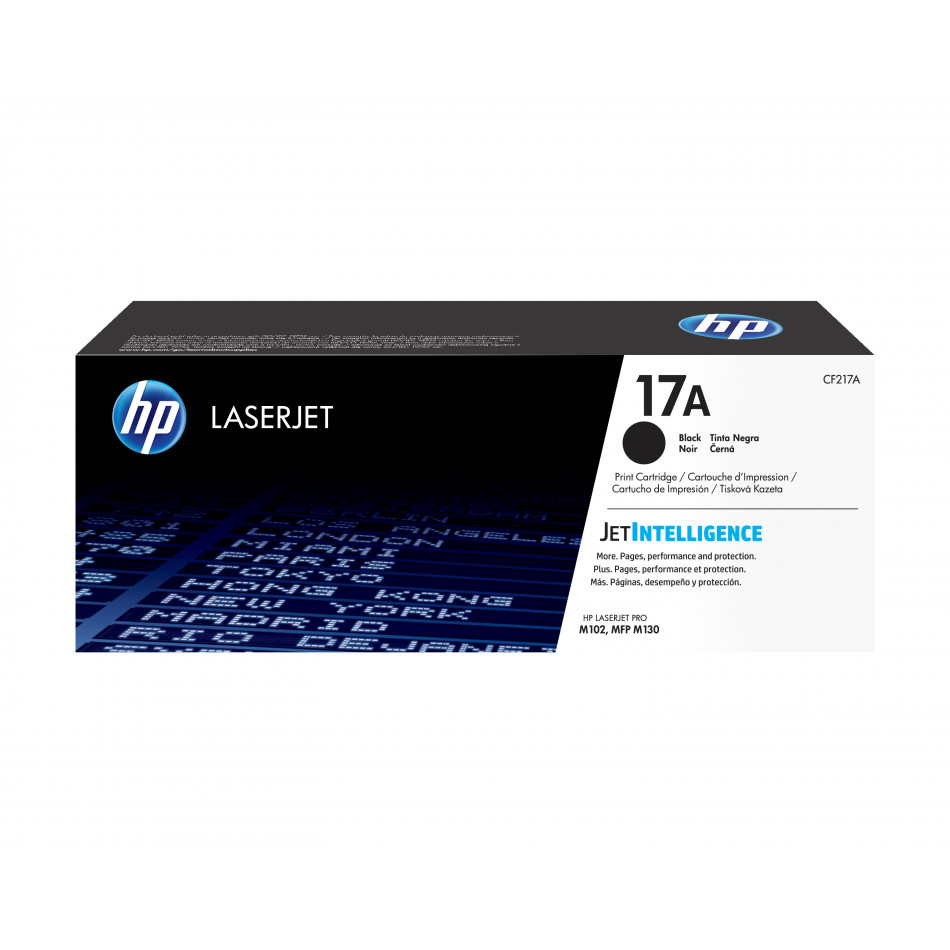 HP - 17A Tóner de láser 1600 páginas Negro