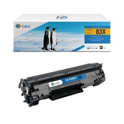 G&G HP CF283X Negro Cartucho de Toner Generico - Reemplaza 83X