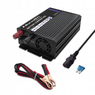 Cargador para batería AGM, GEL o LiFePO4 - Salida 12-15V DC | Corriente 20A