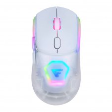 MOUSE GAME FACTOR CARCASAS INTERCAMBIABLES 2.4G+BT P3395 26K DPI RG BLANCO