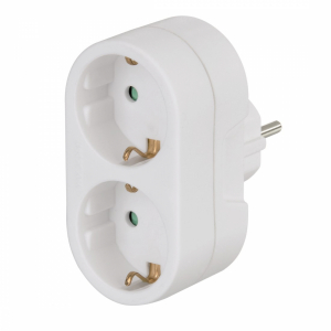 Hama HOME Distribuidor 1M-2H 3600W 250V Blanco S/B