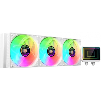 Mars Gaming ML-TWO360 Kit de Refrigeracion Liquida - Potencia 600W - Iluminacion ARGB Infinity Mirror - Bomba Opti-Chamber - Color Blanco