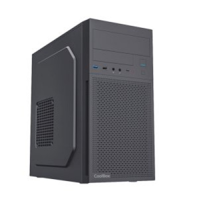 CAJA MICRO ATX COOLBOX M680 GPU MAX 295mm 1x5.25 2x3.5 3x2.5 F.A BASIC 500W COLOR NEGRO