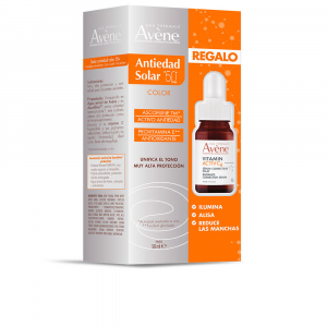 SOLAR ANTIEDAD CON COLOR SPF50+ LOTE 2 pz