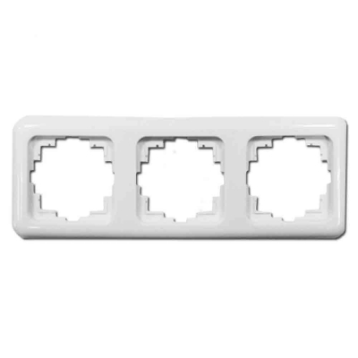 Marco 3 elementos empotrar serie term blanco 80x220mm (bolsa blister)
