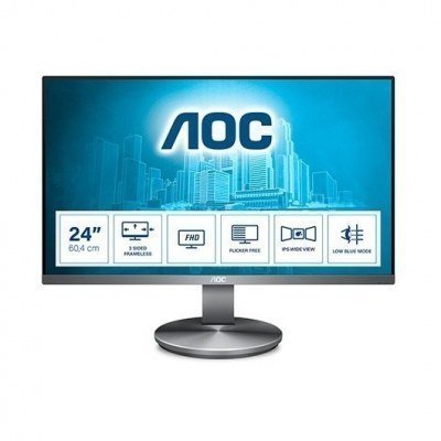Monitor led 23.8pulgadas aoc i2490vxq - bt ips - fhd - hdmi - dp - vga - 60hz - 4ms - vesa