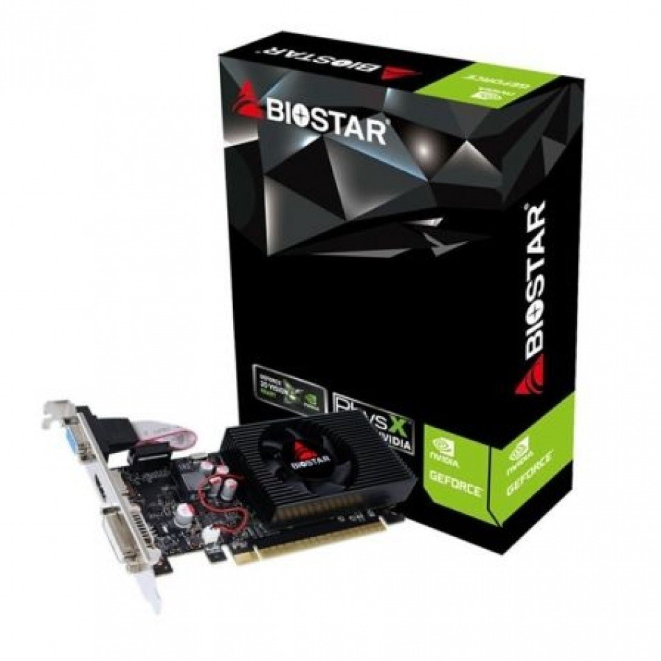 Tarjeta Gráfica Biostar GeForce GT 730 LP/ 2GB DDR3/ Perfil Bajo