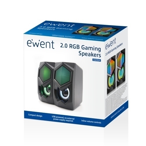 Ewent Barra de Sonido RGB Gaming con Bluetooth