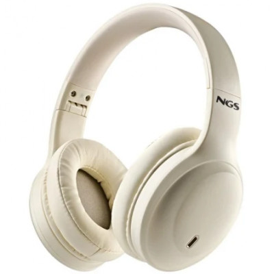 Auriculares Inalámbricos NGS Artica Glacier/ con Micrófono/ Bluetooth/ Beiges