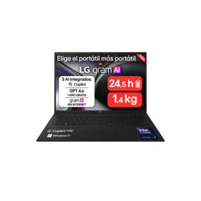 PORTATIL LG GRAM 17, ULTRA7, 32GB RAM, 1TB SSD, WINDOWS 11HOME