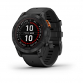 SMARTWATCH GARMIN FENIX 7 PRO SOLAR, GLASS, SLTGRYSS W/BLK BND