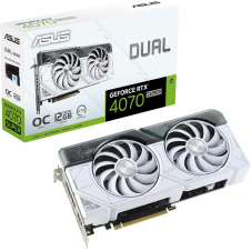 TARJETA DE VIDEO ASUS DUAL RTX4070 SUPER EVO WHITE 12GB DDR6X