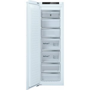 Congelador vertical integrable Balay 3GIE737F, 177.2 x 55.8 x 54.5 cm, No Frost, clase E, 235 kWh año, 35dB, 212 litros, puerta reversible, blanco