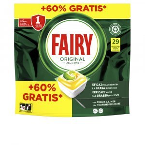 FAIRY TODO EN 1 LIMON lavavajillas 29 cápsulas
