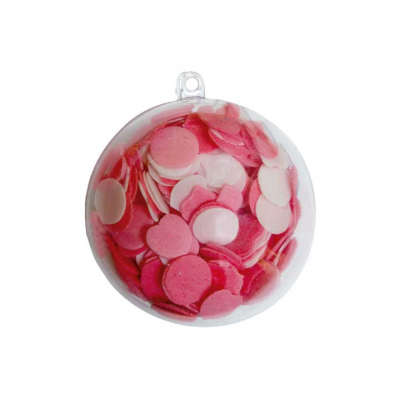 P.5UN BOLA PLASTICO CRISTAL 80MM NIEFENVER 1300150