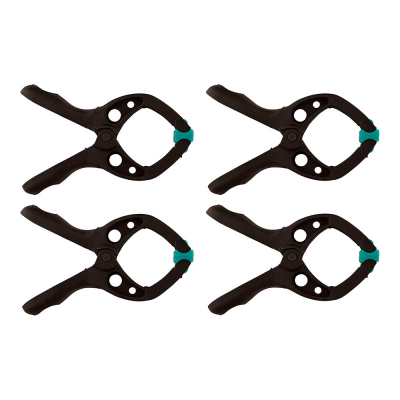 Pack 4 pinzas con resorte, 30 mm