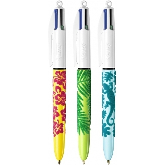 BOLIGRAFO BIC 4 COLORES FUN 1.0mm RETRACTIL