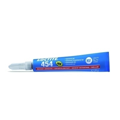 Cola cianoacrílica gel LOCTITE 454 tubo 5g 303266