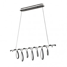 Colgante Premium Negro 157w 3000-4000-6000k 13884lm C/luz Ambiente Remoto Y Reg.intensidad Regx90x26cm