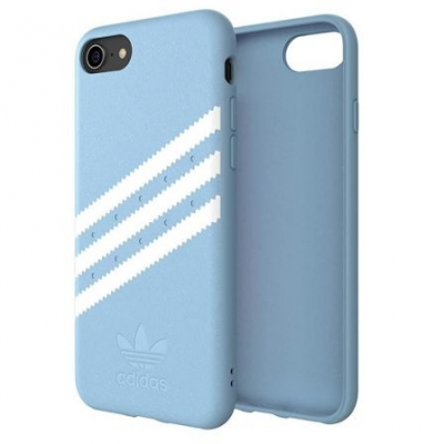 CARCASA ADIDAS MOULDED CASE PU SWEDE FW18 AZUL/BLANCO - COMPATIBLE CON IPHONE 6/6S/7/8