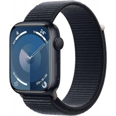 Apple Watch Series 9/ GPS/ 45mm/ Caja de Aluminio Medianoche/ Correa Deportiva Loop Medianoche