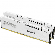 MEMORIA RAM KINGSTON FURY BEAST DDR5 64GB 6400MHZ CL32 BLANCA RGB