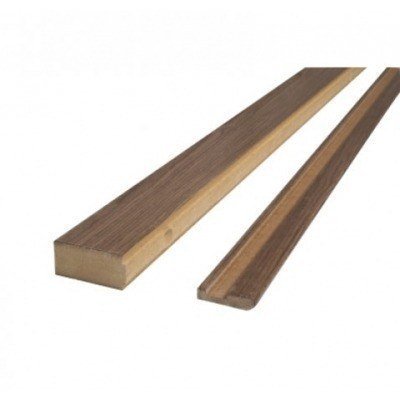 EMBOCADURA CIERRE PUERTA CORREDERA RECHAPADO NOGAL