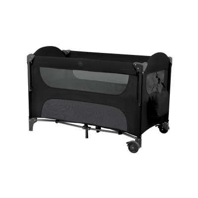 Cuna de bebé de 2 niveles Milky Way Negro 2026