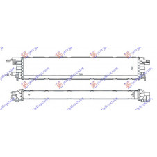 ADDITIONAL RADIATOR 3.0 TFSI/S4 PETROL 2.0 TDi DIESEL (720x132x55) (NRF)