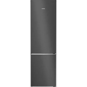 Frigorífico combi Siemens KG39NSBBF, 203 x 60 x 66.5 cm, Total No Frost, clase B, 129 kWh/año, 33 dB, 363 litros, hyperFresh 0°C, cristal negro