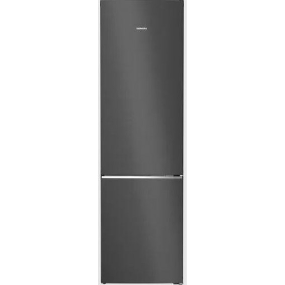 Frigorífico combi Siemens KG39NSBBF, 203 x 60 x 66.5 cm, Total No Frost, clase B, 129 kWh/año, 33 dB, 363 litros, hyperFresh 0°C, cristal negro