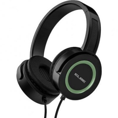 Auriculares Elbe AU-814-NV/ con Micrófono/ Jack 3.5/ Negro y Verde