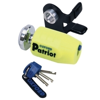 OXFORD Patriot Disc Lock - Ø14mm Yellow OF40