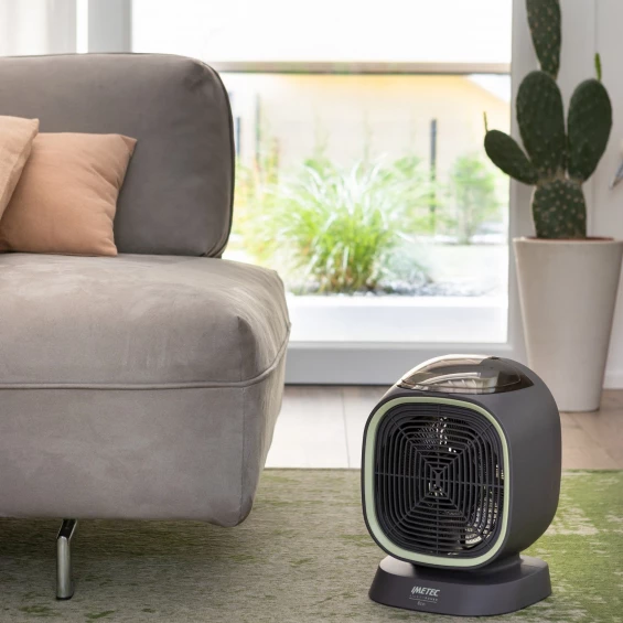 Termoventilador Imetec Silent Power Eco 4030, 2.100 W, gris y verde guacamole - imagen 4
