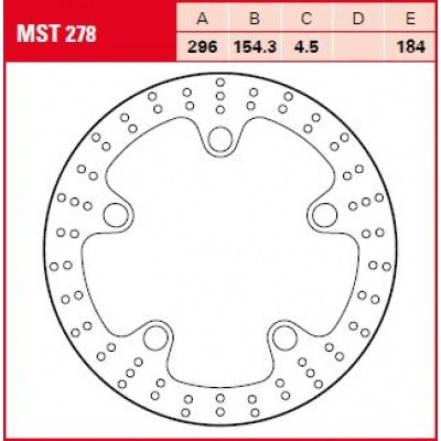 Discos de freno TRW MST278