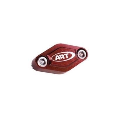 ART Brake Block Off Plate Red ATV PBT-T1-04-RE