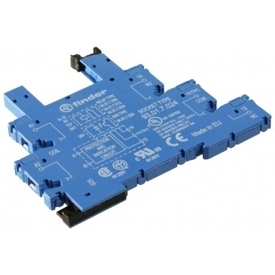 Zocalo Cariil DIN 5 pines serie 34.51 FINDER