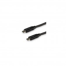 StarTech.com Cable de 3m USB-C a USB-C Macho a Macho con capacidad para Entrega de Alimentación de 5A - Cable de Carga USBC - Negro