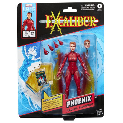 Figura hasbro marvel legends series excalibur phoenix (rachel summers)