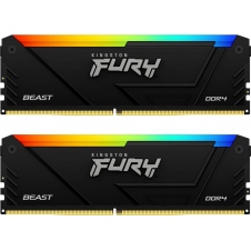 MEMORIA RAM DIMM KINGSTON FURY BEAST RGB 16GB DDR4 3200MTS CL16 KIT2X8GB KF432C16BB2AK2 16