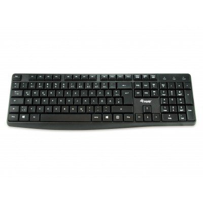 Equip Wired USB Keyboard teclado QWERTY Español Negro