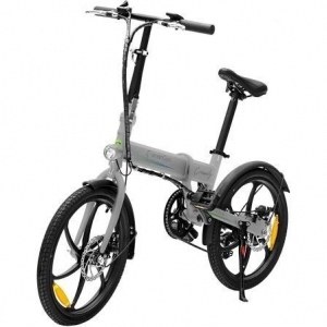Bicicleta Eléctrica SmartGyro Ebike Crosscity/ Motor 250W/ Ruedas 20"/ Plata