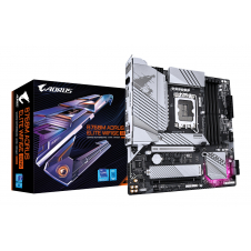 GIGABYTE B760M AORUS ELITE WIFI6E GEN5 Placa Base – Compatible con procesadores Intel Core 14ª generación, VRM digital de 12+1+1 fases, hasta 5600