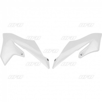 Plásticos laterales de radiador UFO blanco Yamaha YZ65 YA04867#046