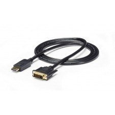 CABLE 1,8M ADAPTADOR DE VÍDEO DISPLAYPORT A DVI - CONVERSOR DP - HASTA 1920X1200 - PASIVO