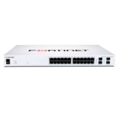 FORTINET FORTISWITCH 124F-POE LAYER 2 FORTIGATE SWITCH CONTROLER COMPATIBLE POE+ 24X1G RJ45,